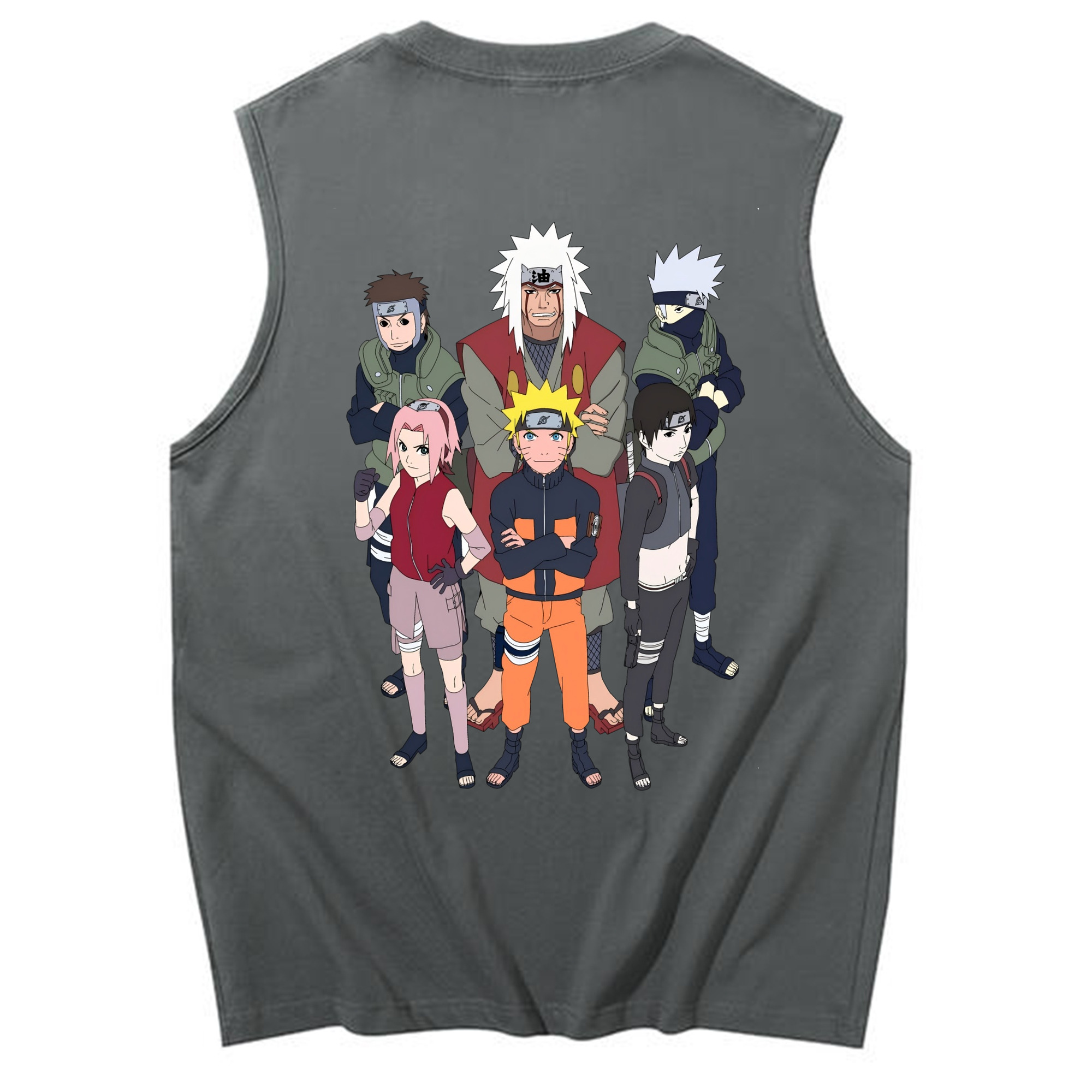 （画像用） NARUTO -ナルト- うずまき ナルト Uzumaki Naruto コットン100％タンクトップ（背面プリント）